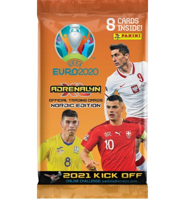 UEFA EURO 2020 KICK OFF 2021 kaardipakk NORDIC EDITION